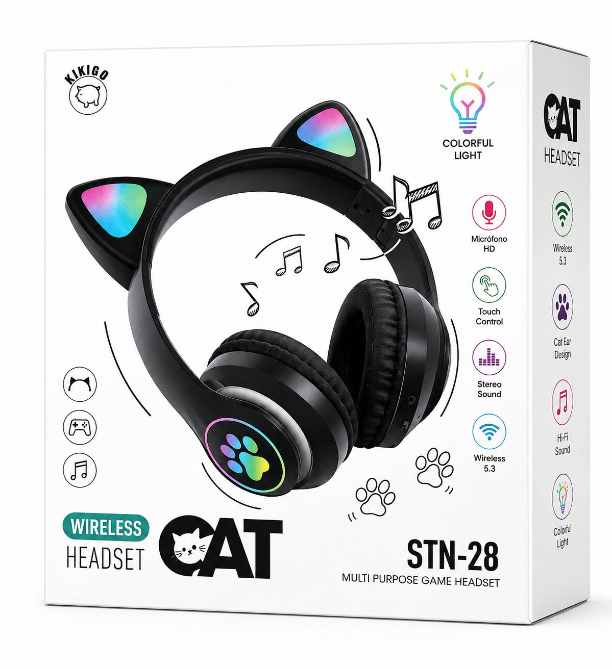 Auriculares Inalámbricos Cat Infantil