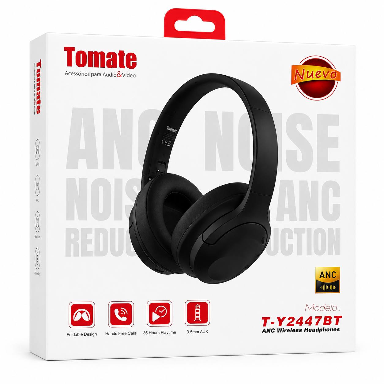 Auriculares Tomate Vincha ANC T-Y2447BT