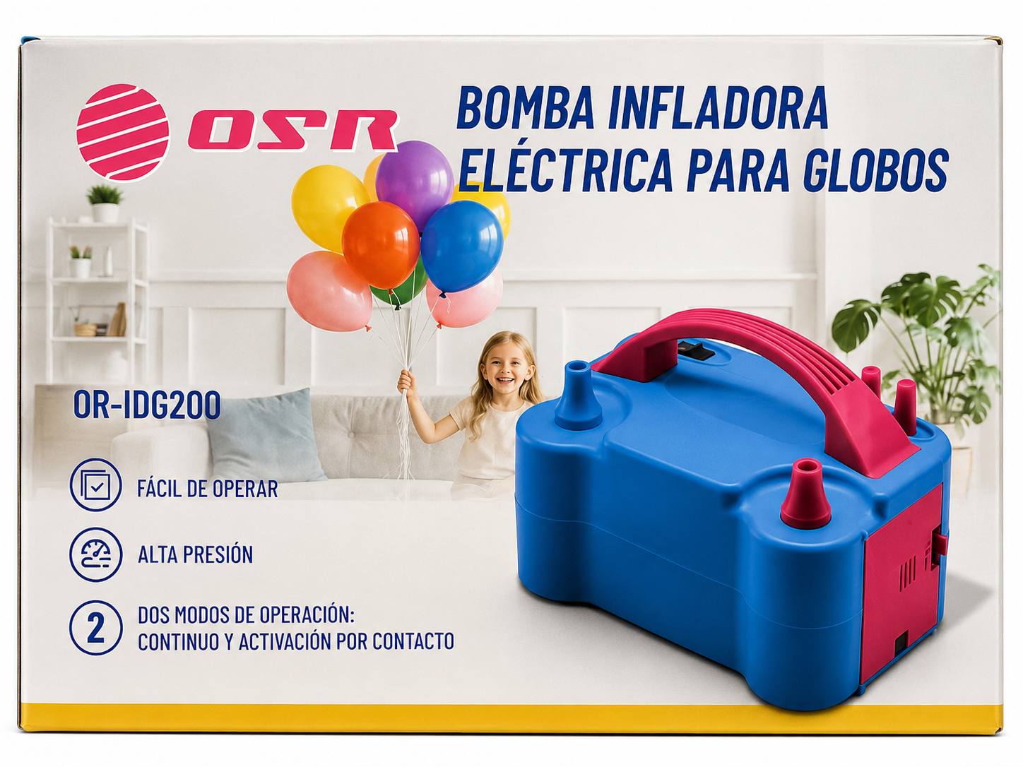 Inflador de Globos Eléctrico