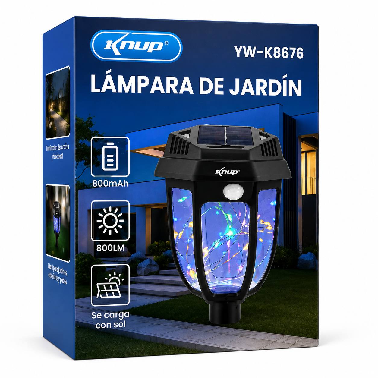 Lámpara Solar de Jardín Knup