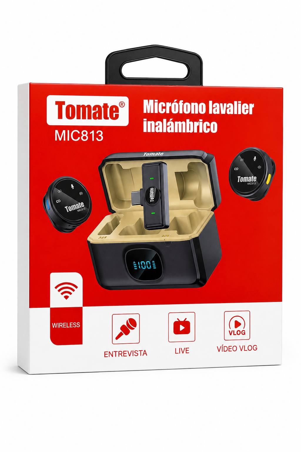 Micrófono Lavalier Inalámbrico Tomate MIC813