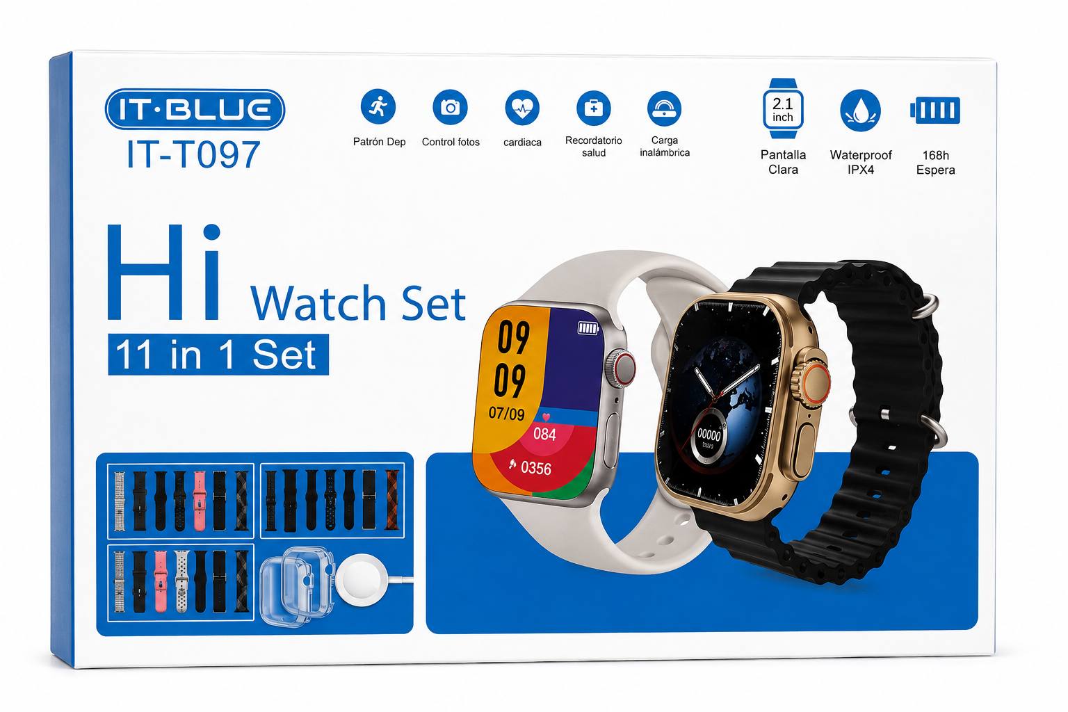 Reloj Digital IT-Blue 11 Mallas en Uno